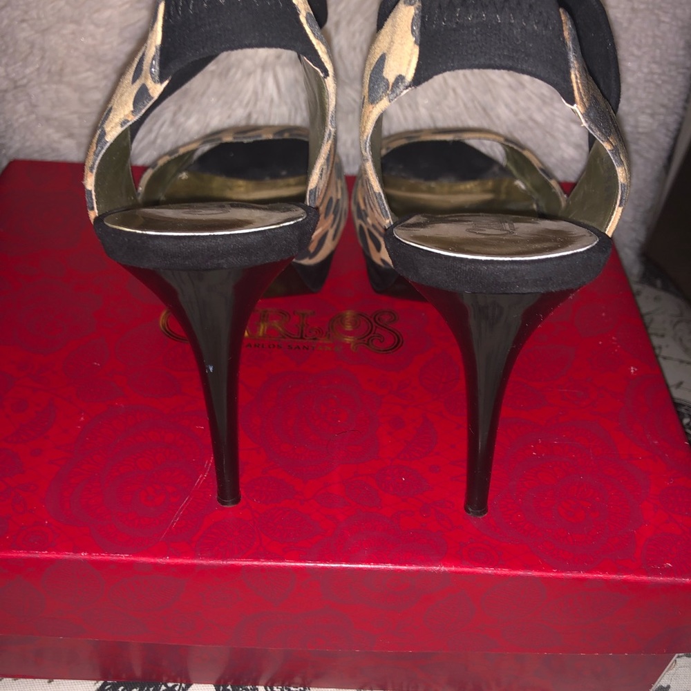 Leopard Print Heels - Picture 4 of 5